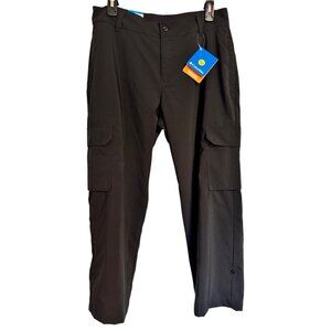 Columbia pantacourt Size 10 Black Capri Active Fit Omni Shade UPF 50 NWT $60